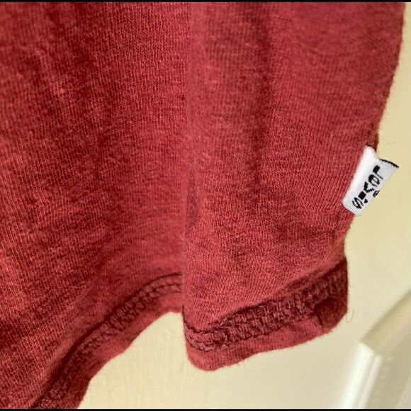 Levi’s Brick Red/Blue Ringer T-Shirt Sz Large - Picture 8 of 8